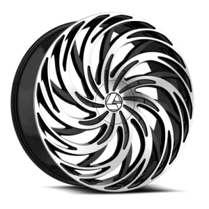 Azara – AZA-531 – Black – 24″x9″ 22mm – Summer Wheels – AZA-5312495722BM